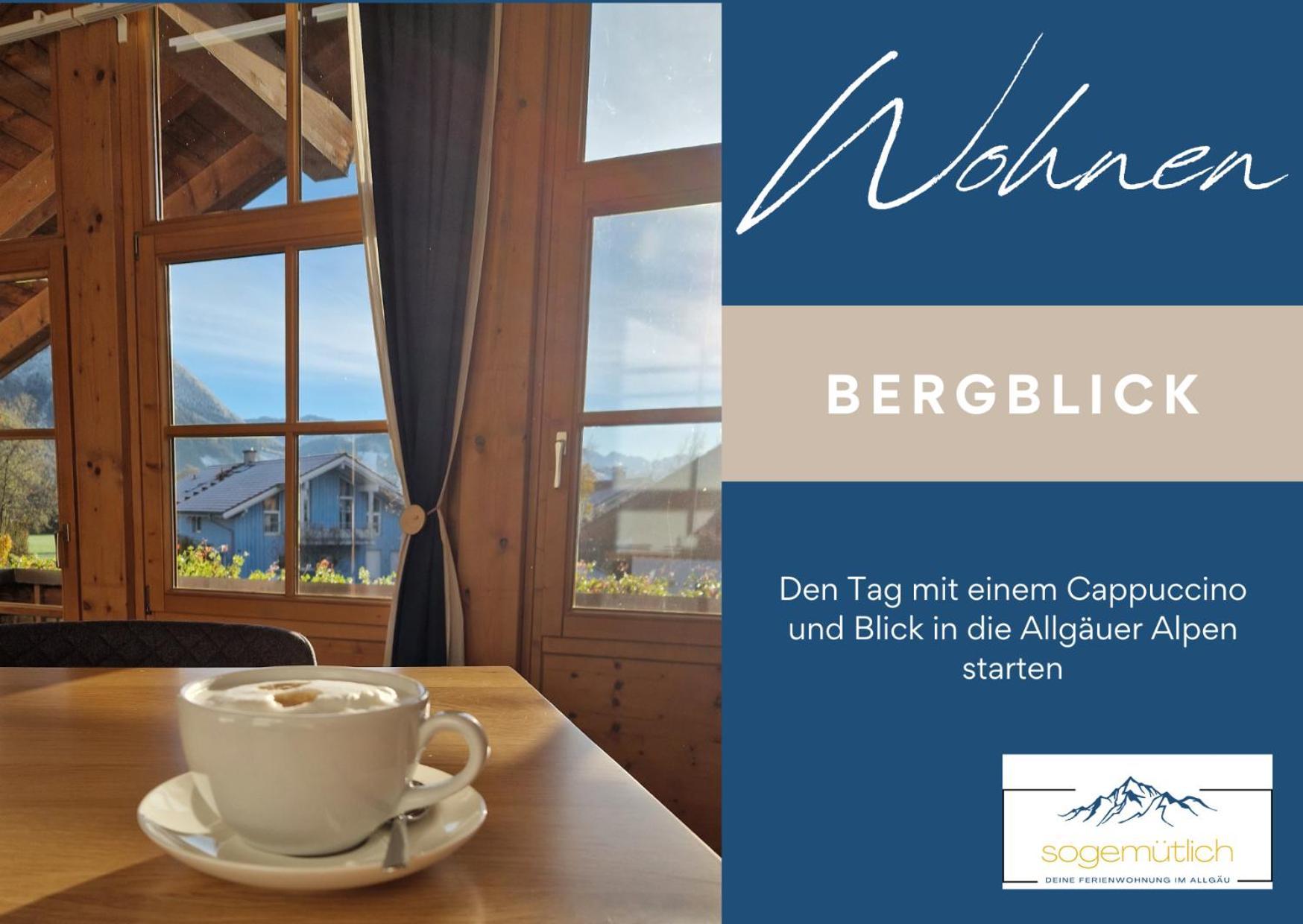 Toller Bergblick Vom Ruhigen Sonnenbalkon, Nur 50M Zum See & Oepnv Inklusive Blaichach Exterior photo